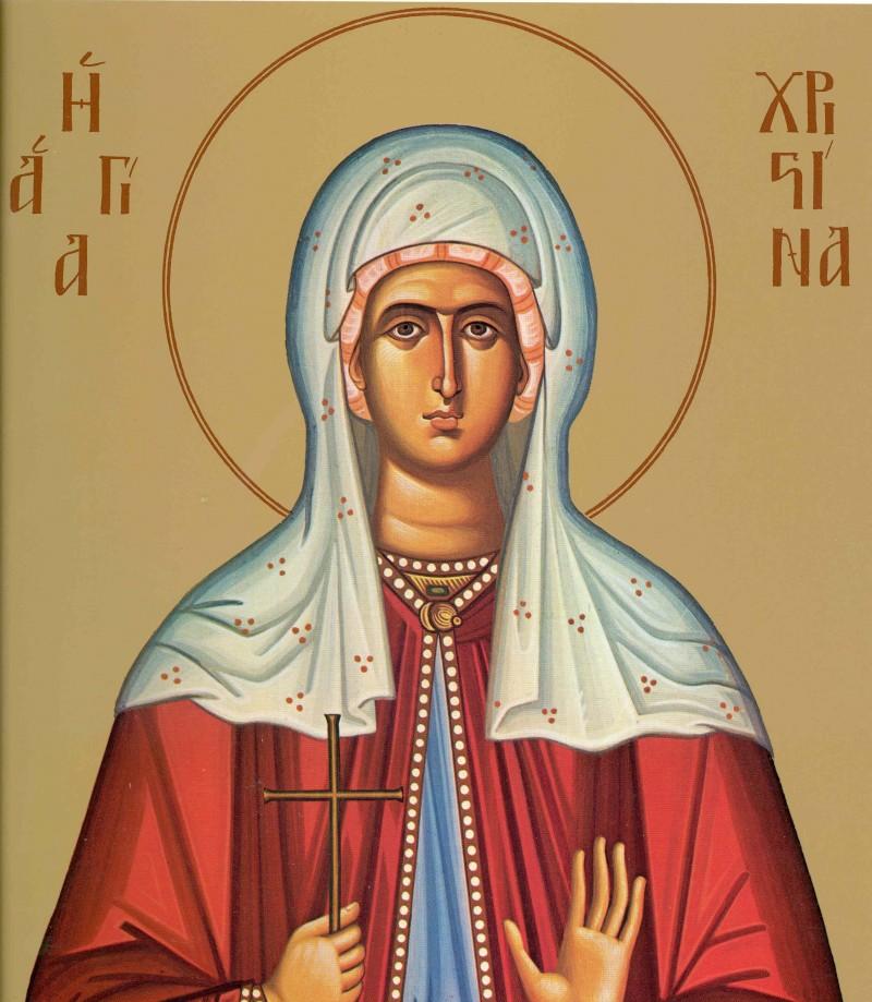 Calendar ortodox, 24 iulie 2023. Povestea Sfintei Mare Mucenițe Hristina
