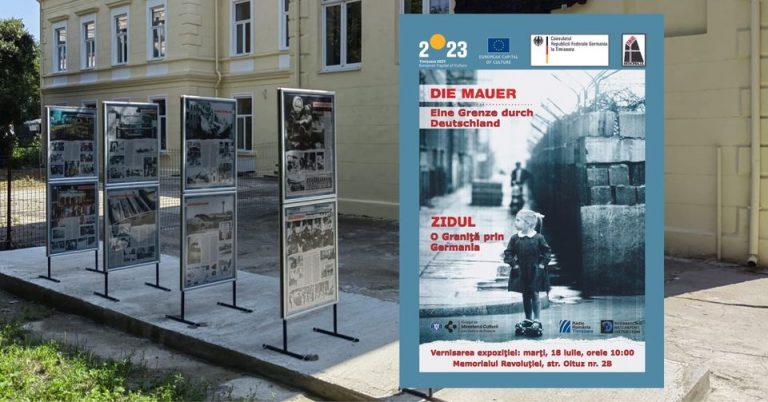 Expoziţia de fotografie „Zidul Berlinului – O graniță prin Germania” la Timișoara
