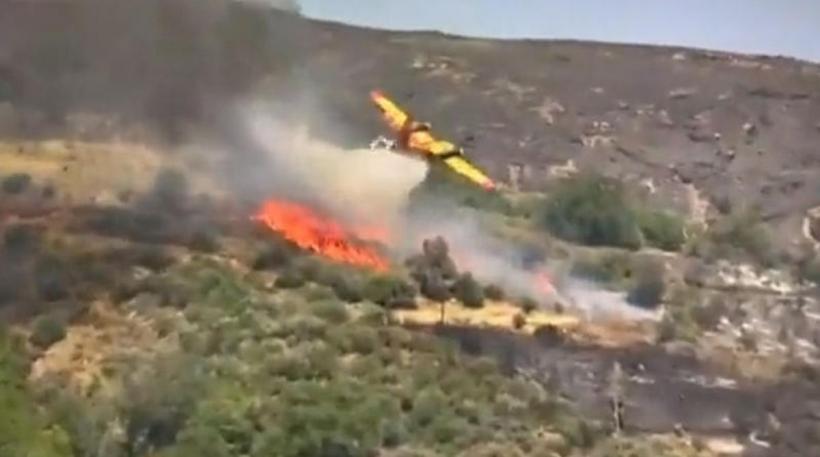 Un avion de stingere a incendiilor s-a prăbușit în Grecia pe insula Evia. Cei doi piloţi au murit