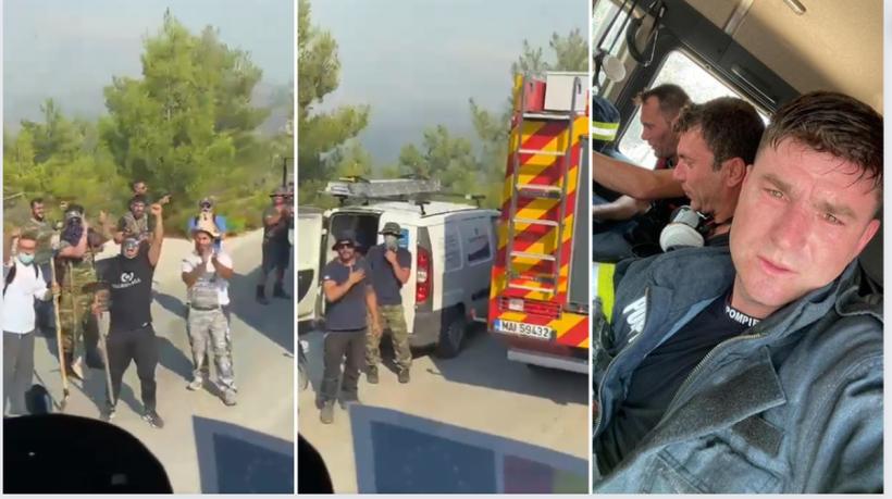 Pompierii români, eroii Greciei! Au fost primiţi cu aplauze de localnici