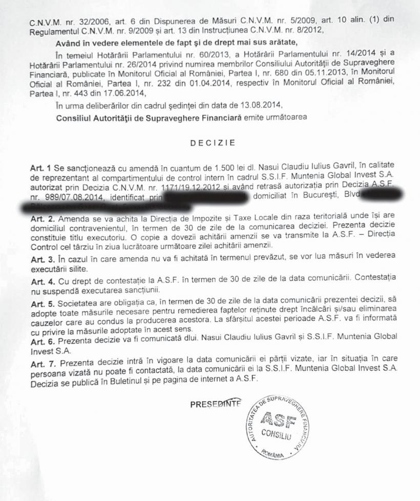 Deputatul Năsui și-a dat întâlnire în instanță cu șeful ASF 18851579