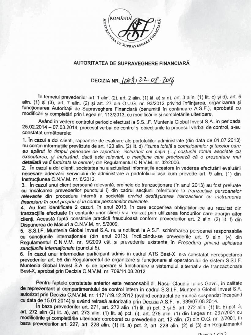 Deputatul Năsui și-a dat întâlnire în instanță cu șeful ASF 18851580