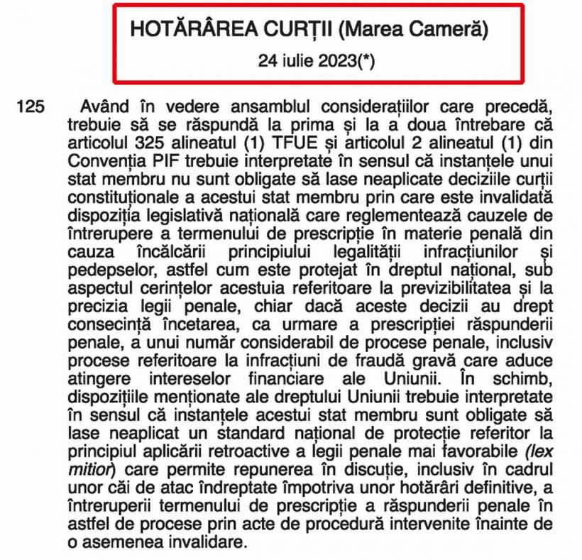Curtea Europeană a răspuns judecătorilor „sistemului”: nu încălcați decizia CCR! 18851571