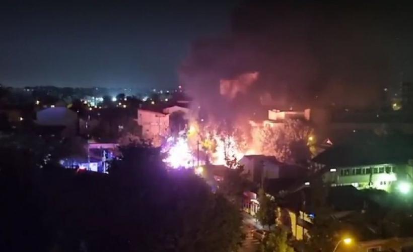 Incendiu violent în sectorul 5 din București