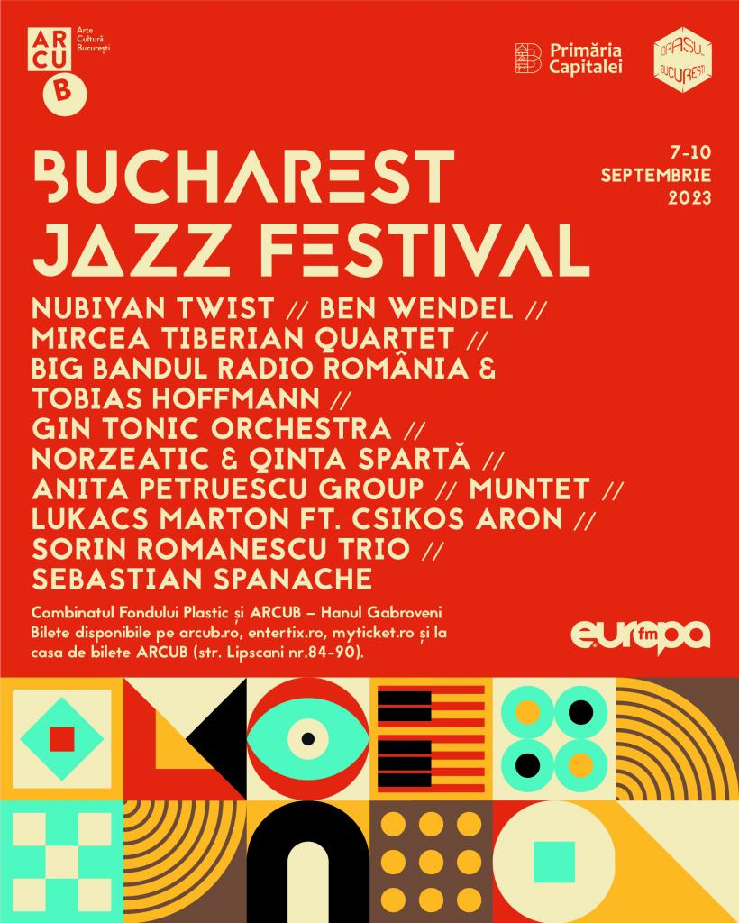 S-au pus în vânzare abonamentele pentru Bucharest Jazz Festival: artişti nominalizaţi la Grammy, ritmuri de soul, hip-hop şi afrobeat,  jazz contemporan, muzică electronică şi de improvizaţie, în septembrie, la Bucureşti