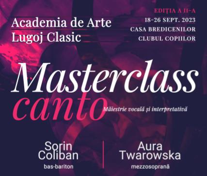 Au început înscrierile pentru cea de a doua ediție a Academiei de Arte Lugoj Clasic 18851973