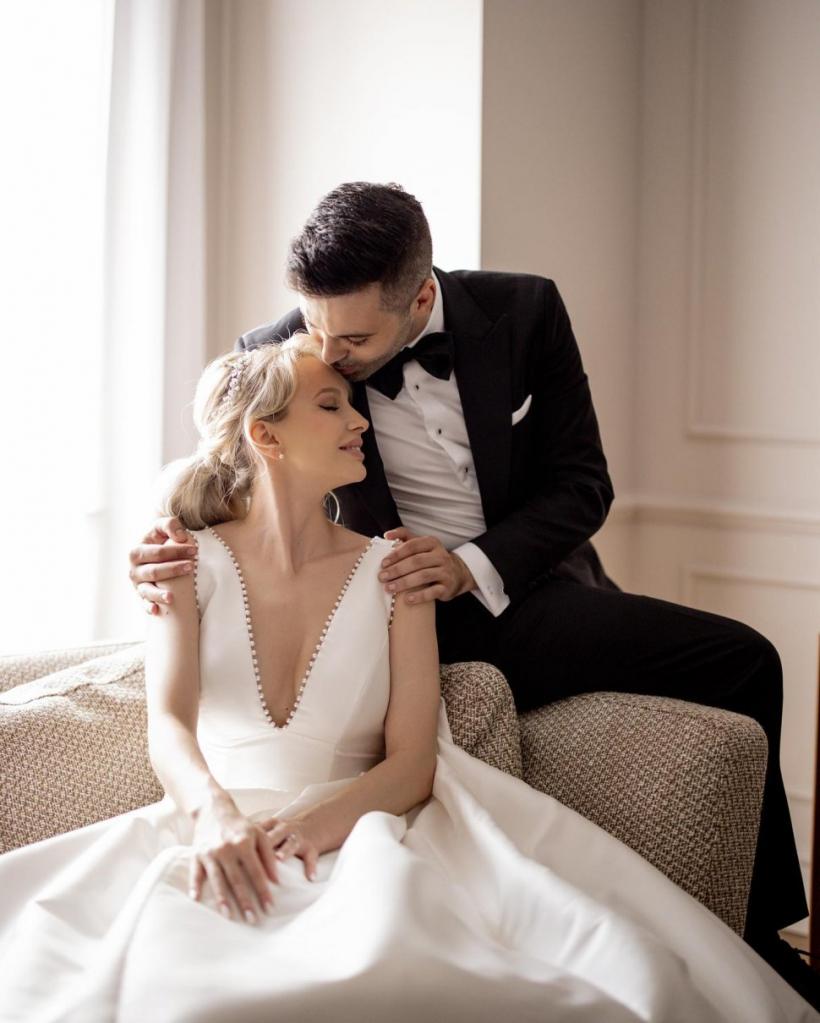 Nunta de poveste a Sandrei Izbașa: „Ne bucurăm să fim căsătoriți în fața lui Dumnezeu”