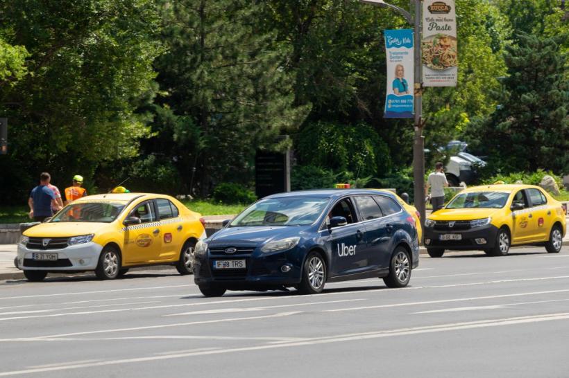Taxi și Uber, concurate de o aplicație neautorizată