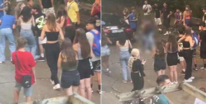Două fete s-au bătut crunt în Reșița. Adolescentele și-au împărțit pumni și picioare din cauza unor postări pe Facebook