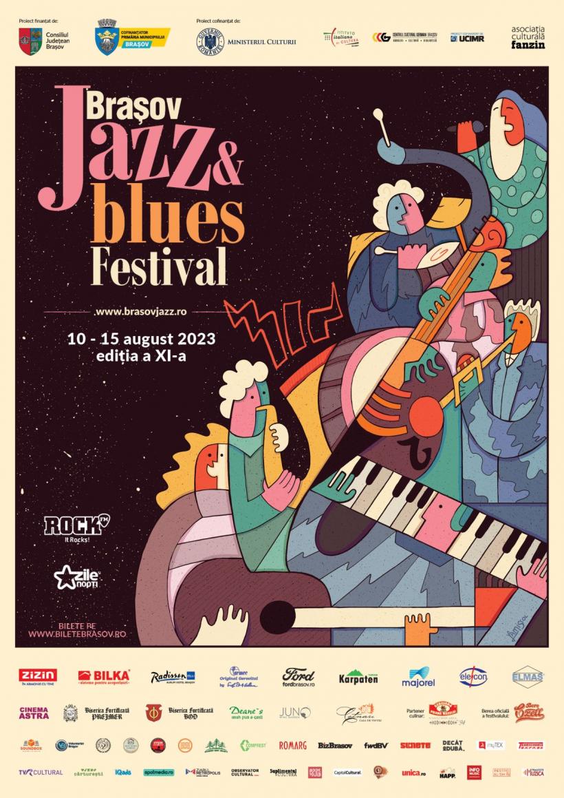 6 zile, 54 de evenimente, 5 scene și peste 100 de artiști din 9 țări la ediția din acest an Brașov Jazz &amp; Blues Festival