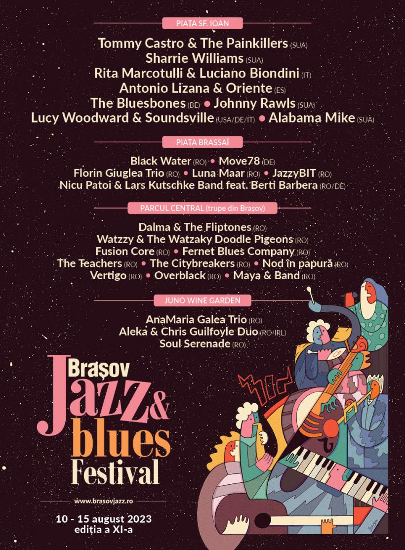 6 zile, 54 de evenimente, 5 scene și peste 100 de artiști din 9 țări la ediția din acest an Brașov Jazz & Blues Festival 18853037