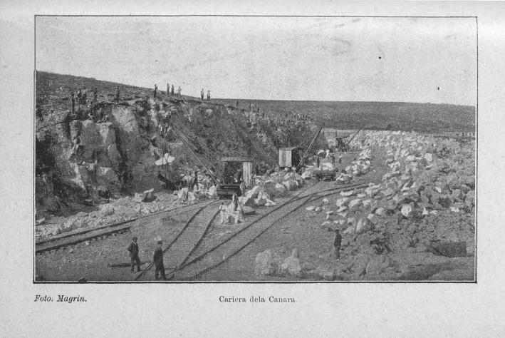 Istoria liniei ferate Canara, înființată în timpul construcției portului Constanța