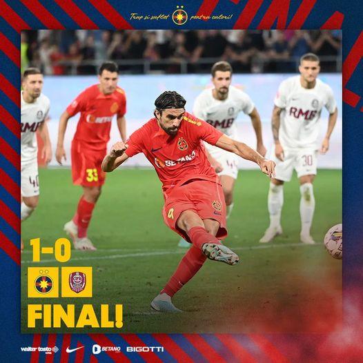 FCSB, victorie în derby-ul cu CFR Cluj, la revenirea în Ghencea