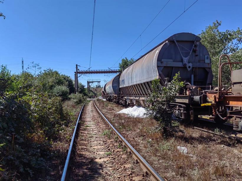 Anchetă a poliției după ce un tren încărcat cu uree ar fi fost atacat de hoți 18853539