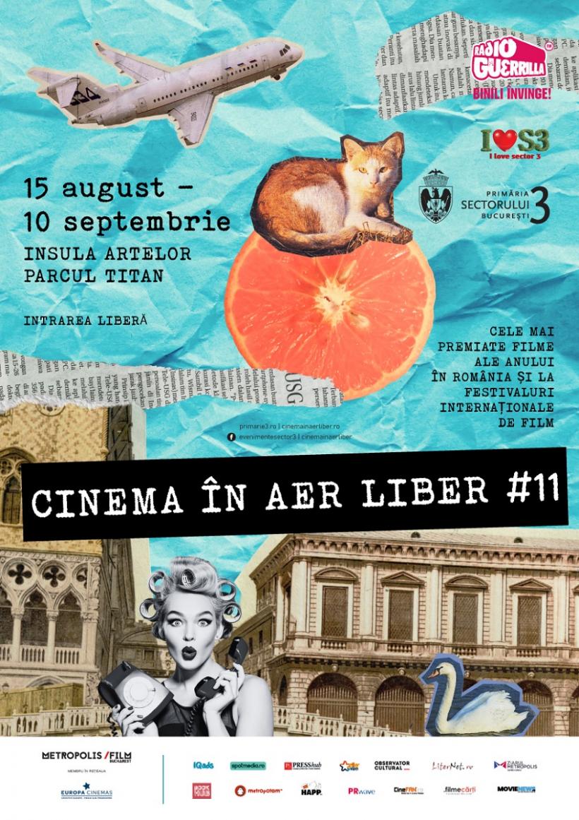 Filme nominalizate la Oscar, în prima săptămână de  Cinema în aer liber, pe Insula Artelor din Parcul Titan 18854719