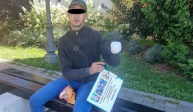 Cerșetor de lux în Alba Iulia. Ce au găsit polițiștii în bagajele omului străzii 18854883