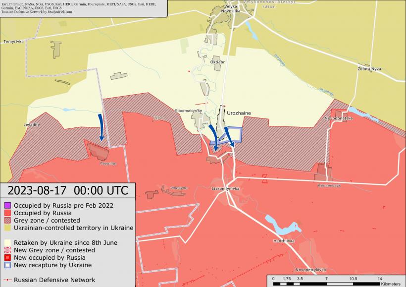 Ucraina anunță un succes pe frontul din sud-estul țării: Urozhaine este eliberat 18854973