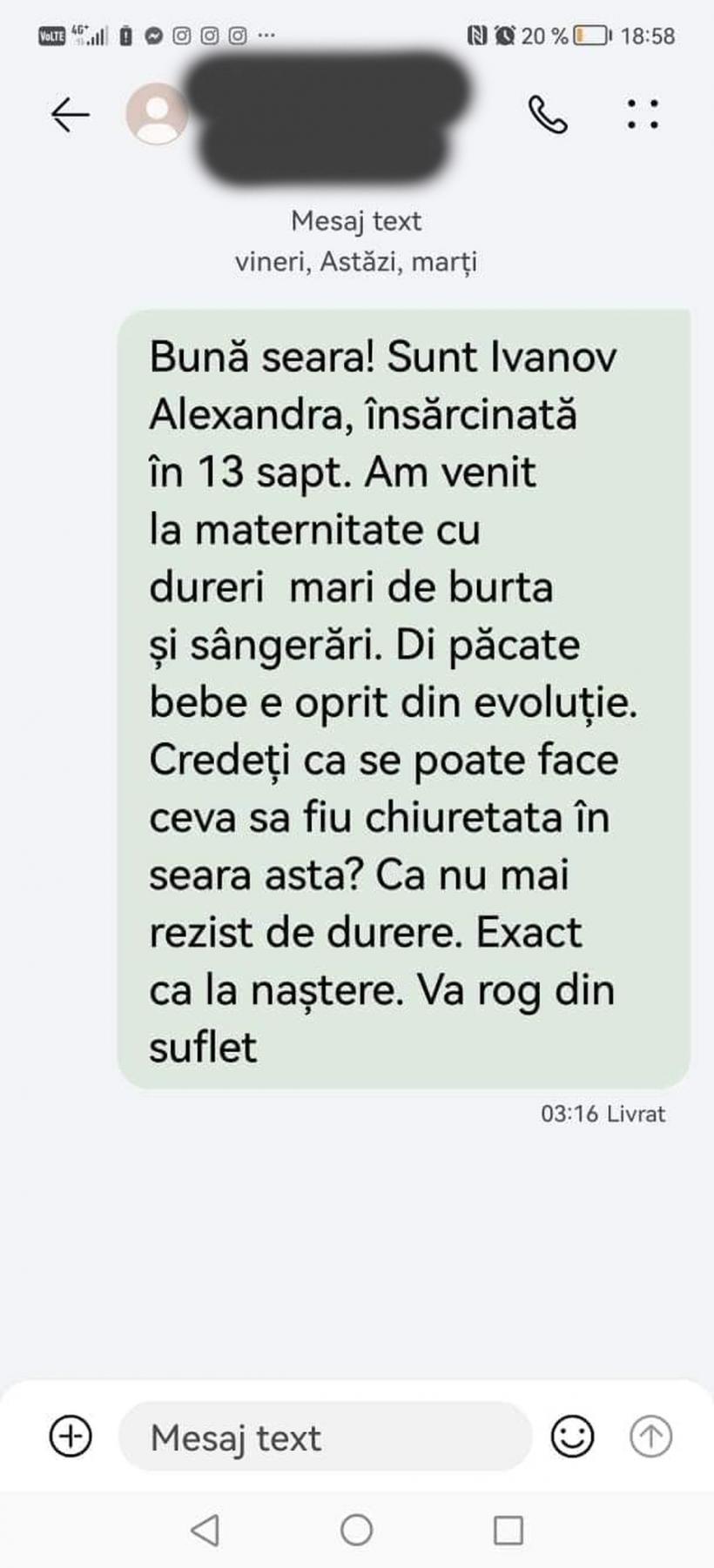 Ultima noapte a Alexandrei, tânăra gravidă moartă cu zile la Spitalul Județean Botoșani 18855645