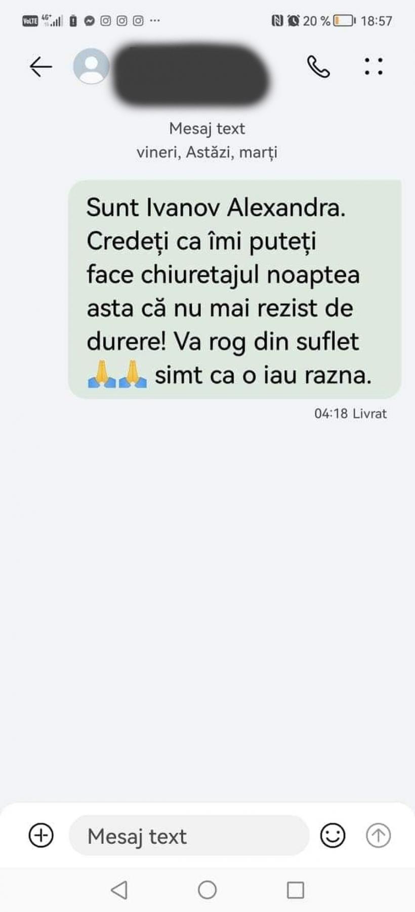 Ultima noapte a Alexandrei, tânăra gravidă moartă cu zile la Spitalul Județean Botoșani 18855646
