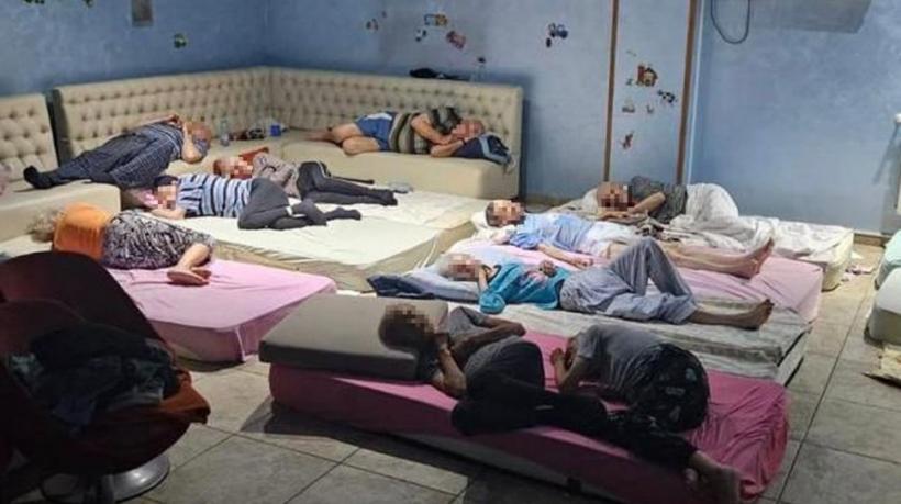 Un nou azil al groazei: 18 vârstnici dormeau pe saltele în subsolul unui cămin din Capitală