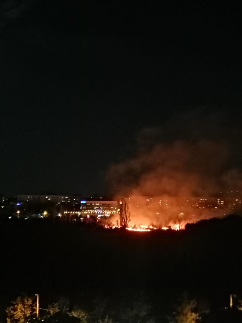 Incendiu violent pe 4.000 de metri pătrați din parcul IOR din Capitală 18856919