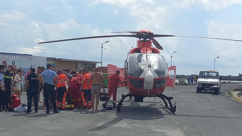 Un bărbat din R. Moldova, la un pas de înec, în Mangalia. El a fost scos din mare, iar medicii au reușit să-l resusciteze  18857491
