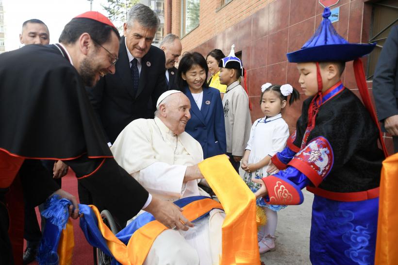 Papa Francisc a citat din învățăturile lui Buddha în Mongolia 