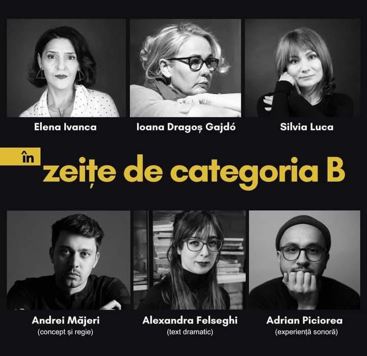 „zeițe de categoria B”, în regia lui Andrei Măjeri – o nouă premieră la Teatrelli, dar și la Cluj-Napoca, Oradea și Botoșani