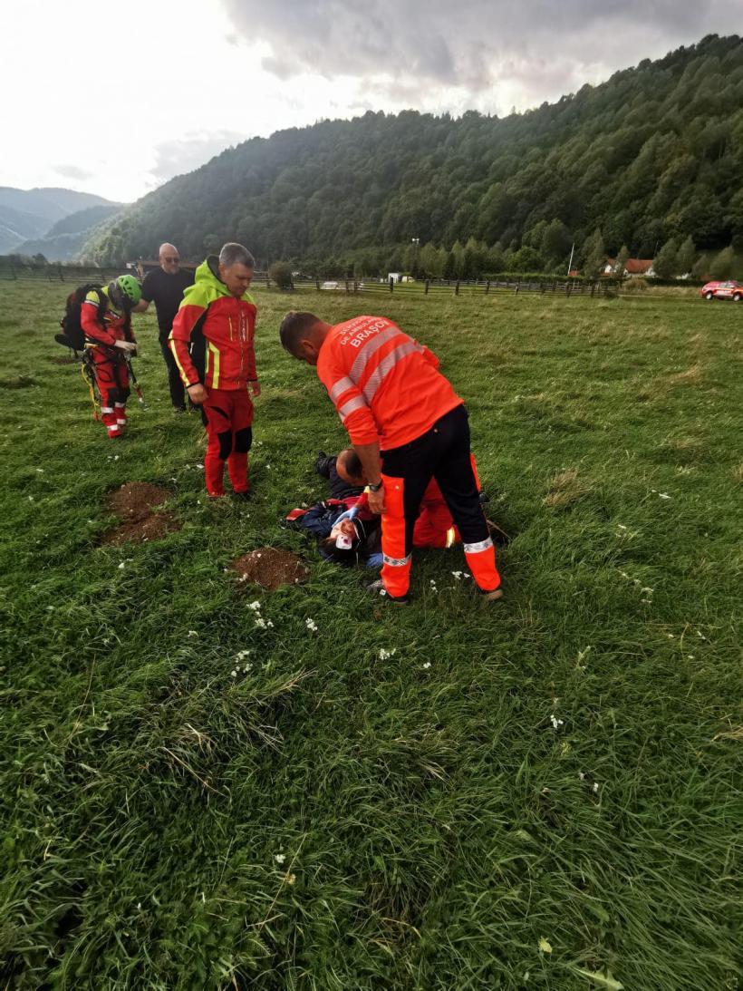 Intervenție dificilă în Piatra Craiului: O femeie de 48 de ani a alunecat în râpă 18858045
