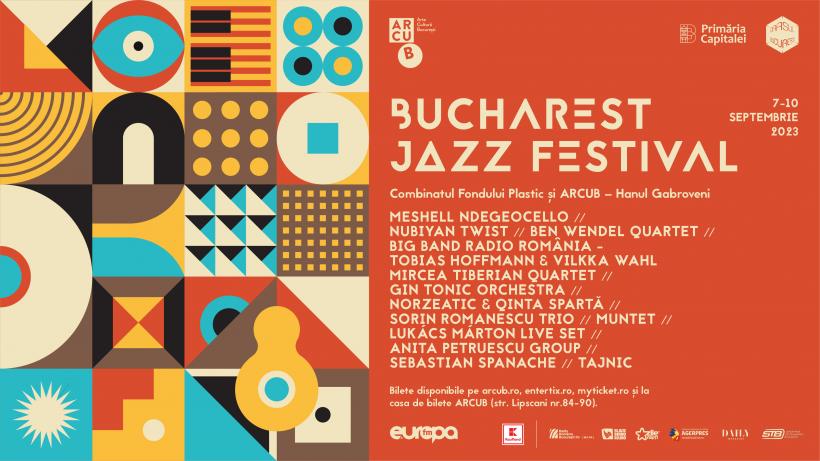 Începe Bucharest Jazz Festival: 7-10 septembrie, la ARCUB – Hanul gabroveni și Combinatul fondului plastic.  Abonamente sold out la Bucharest Jazz Festival. Masterclass Ben Wendel, la ARCUB 18858300