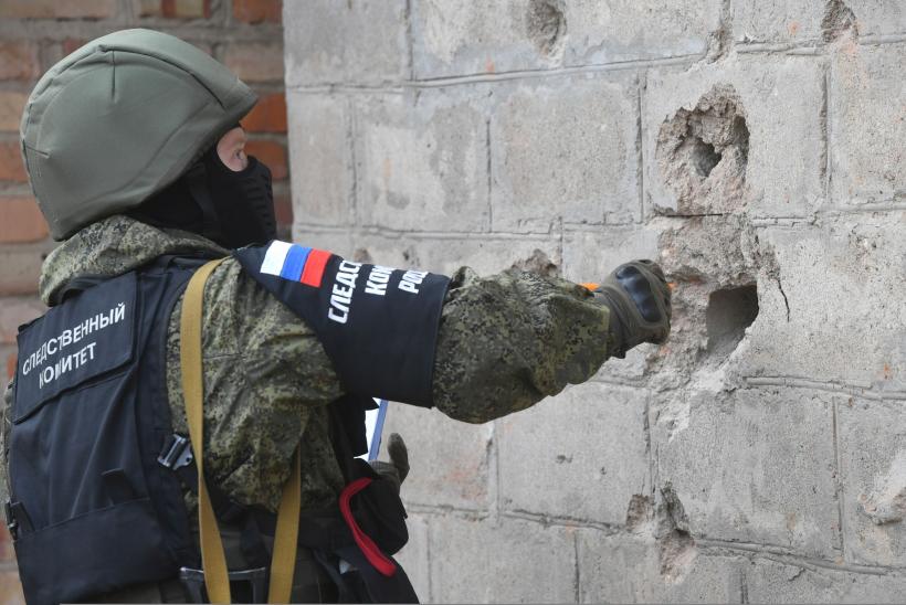 Alegeri în teritoriile ucrainene ocupate. Sediul partidului Rusia Unită a fost distrus