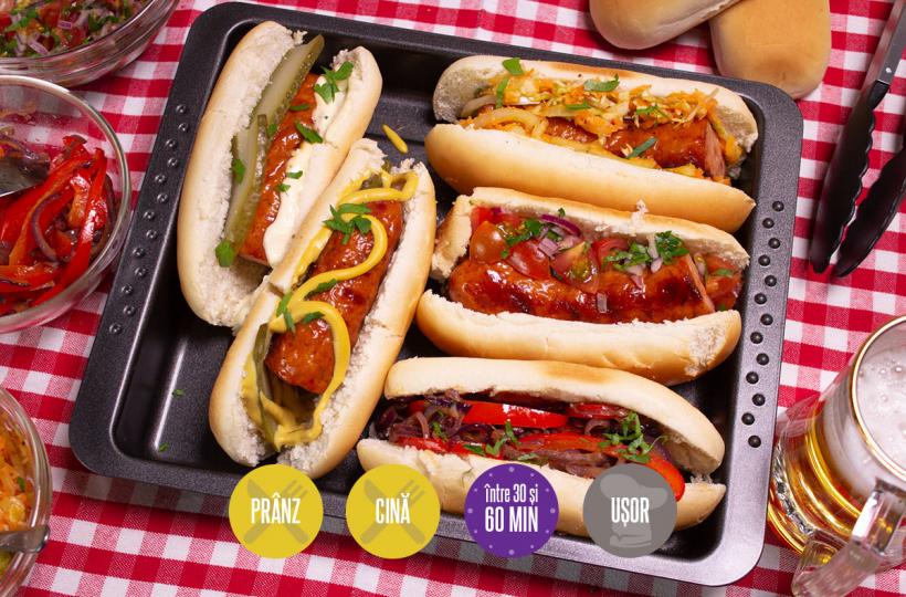 Hotdog cu cârnați la grătar, o experiență culinară de neuitat