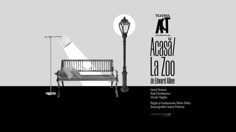 Premieră la Teatrul ACT: „Acasă/La zoo” de Edward Albee, în regia lui Silviu Debu