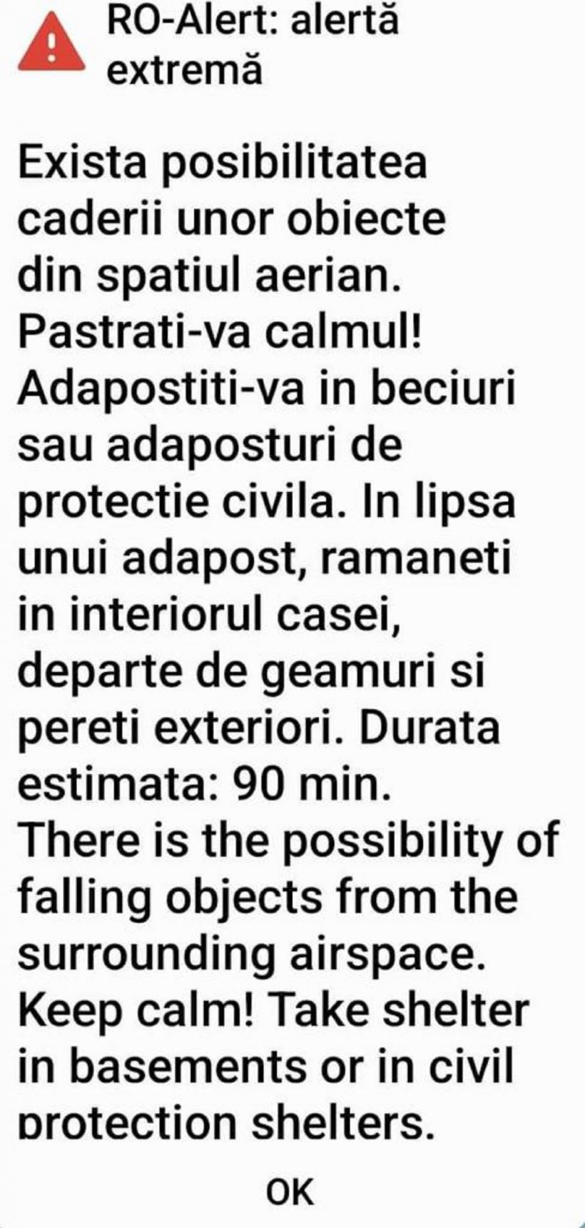 Mesaje Ro-Alert în România, după bombardamentele nocturne din porturile ucrainene 18859118