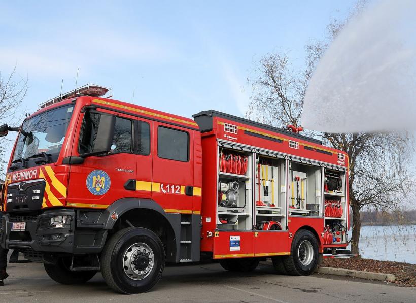 Opt incendii în ultimele ore pentru pompierii din Giurgiu