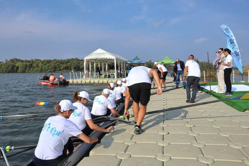 Pistă olimpică de 2000 de metri pe Lacul Lebăda, în Pantelimon, inaugurată în prezența personalităților canotajului românesc 18859596