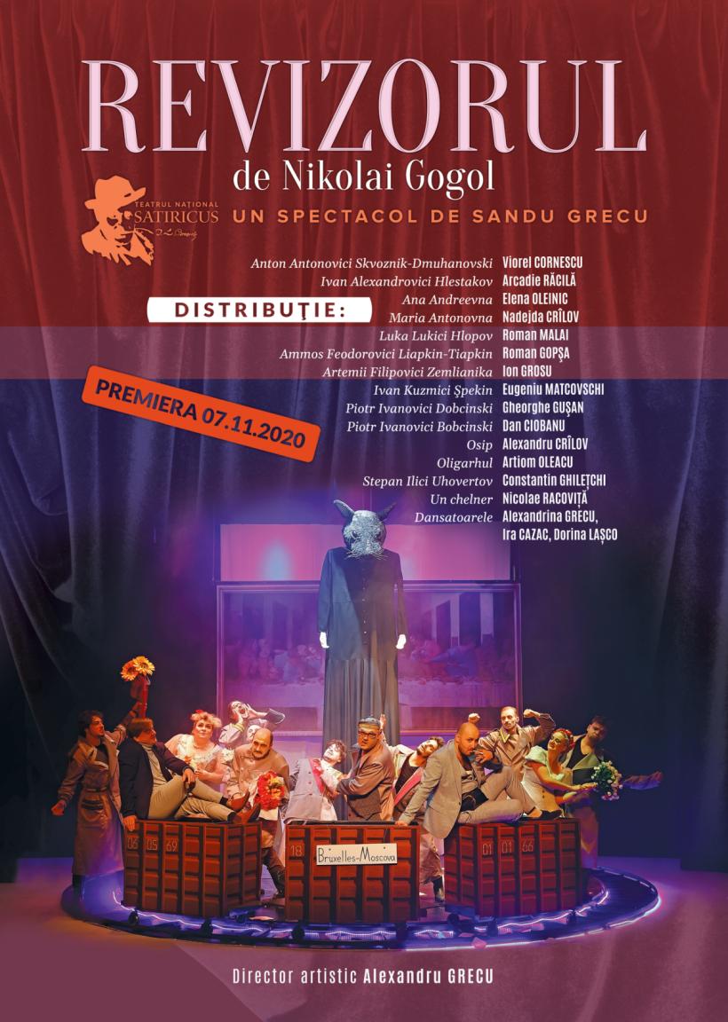 Două spectacole ale Teatrului Satiricus din Chişinău, la Bucureşti, la final de septembrie,  la invitaţia Teatrului Stela Popescu