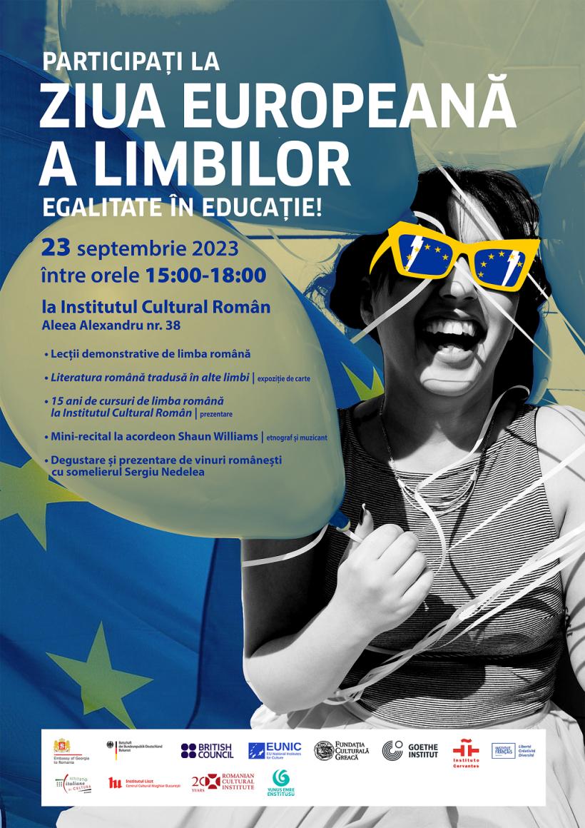 Ziua Europeană a Limbilor marcată la București de Institutul Cultural Român și de institutele partenere din clusterul EUNIC România