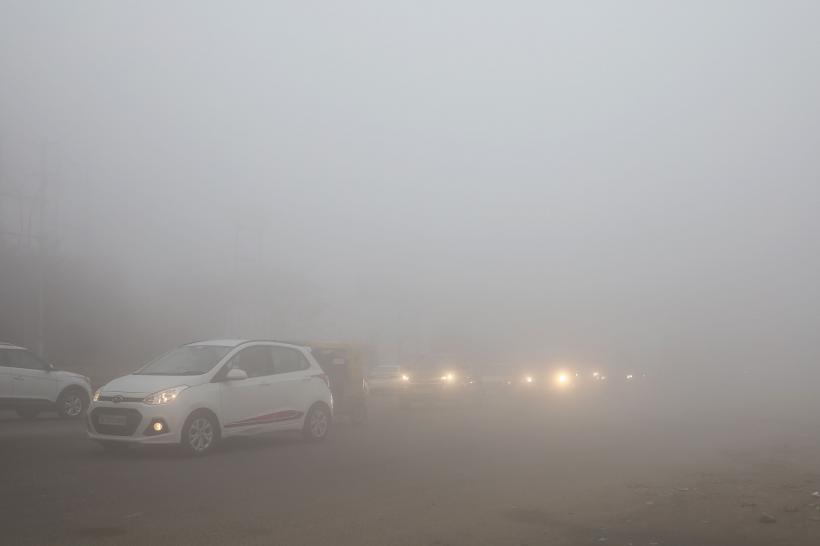 Ceață densă pe Autostrada Soarelui și în mai multe localități din județul Constanța