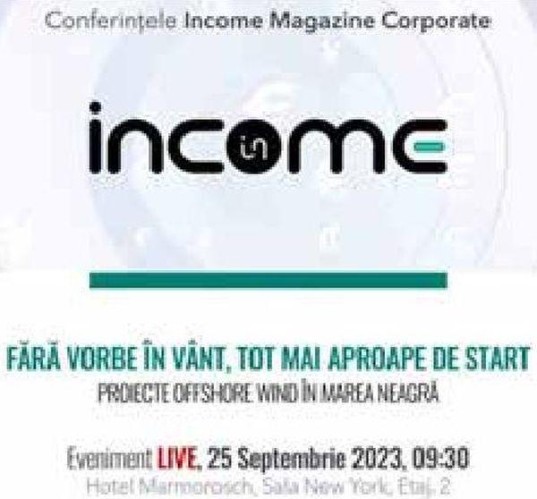 Conferința națională Antena 3 CNN - Income Magazine. Investițiile eoliene offshore, tot mai aproape de start 18860851