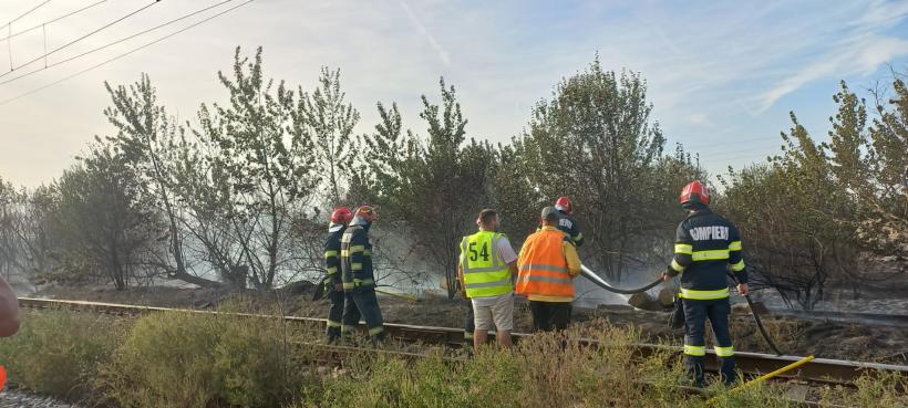 UPDATE ISU a solicitat închiderea temporară a circulației feroviare în stația Grădinari 18861315