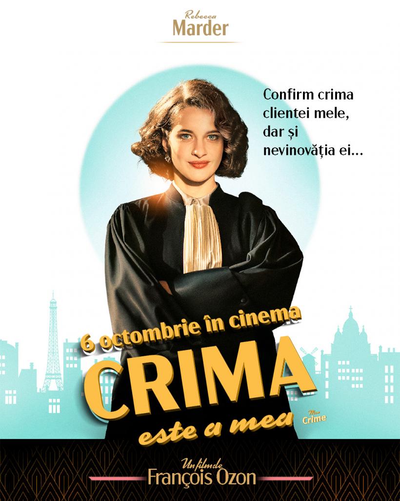 Crima este a mea/ Mon crime, crimă și mister într-o fabuloasă comedie franțuzească de François Ozon, din 6 octombrie în cinema 18862215