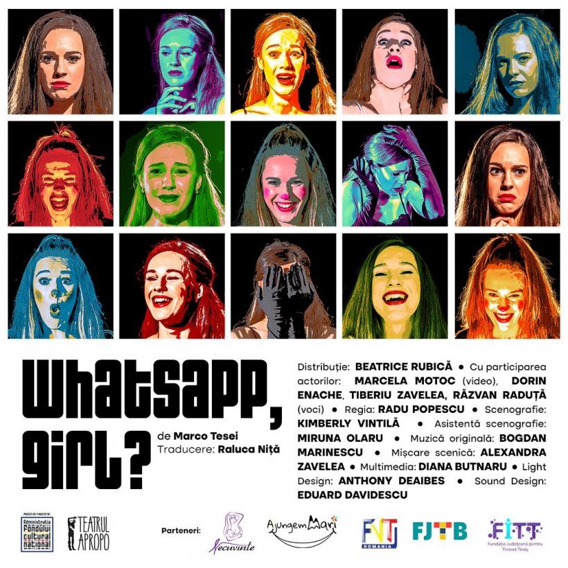 Gata de teatru?  WHATSAPP, GIRL? La Teatrul Apropo 18862027