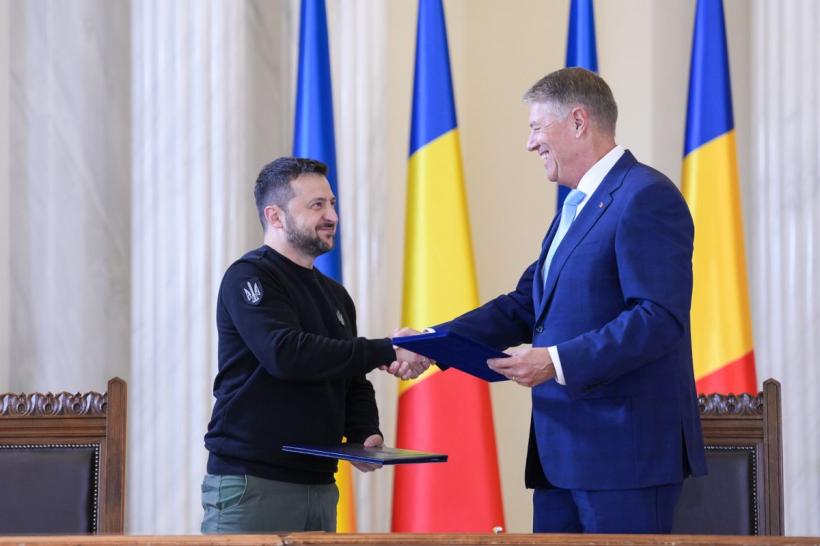 Klaus Iohannis şi Volodimir Zelenski au semnat o declaraţie politică prin care relaţia bilaterală între România şi Ucraina devine Parteneriat Strategic