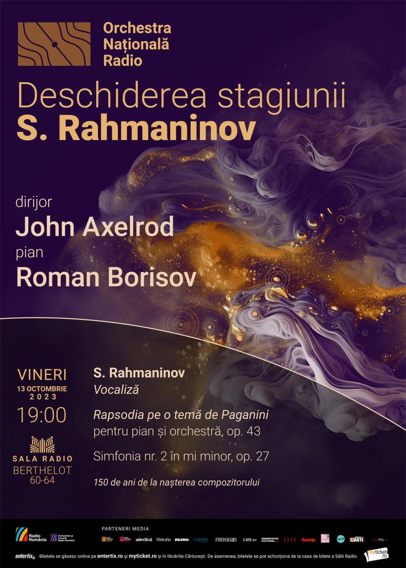 Stagiunea 95 se deschide la Sala Radio: Eveniment 100% Rahmaninov cu dirijorul John Axelrod și pianistul Roman Borisov 18863441