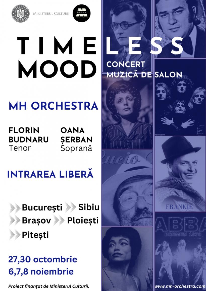 TIMELESS MOOD concert crossover în Bucureşti şi în alte patru oraşe, în această toamnă