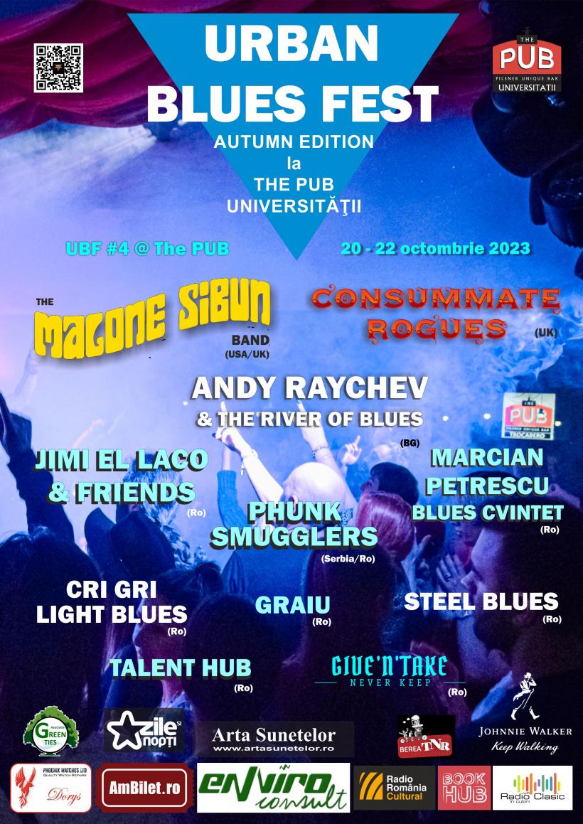 The Pub Music Marketplace #4 va avea loc în cadrul Urban Blues Fest IV, pe 21 octombrie 18863454