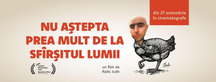 Proiecția filmului „Nu aștepta prea mult de la sfîrșitul lumii” în regia Radu Jude, la Cinema Elvire Popesco