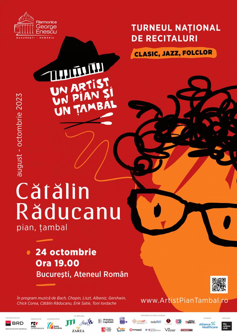 Pianistul Cătălin Răducanu va încheia la Ateneul Român, pe 24 octombrie, Turneul Național Un artist, un pian și un țambal  - clasic, jazz, folclor 18864074