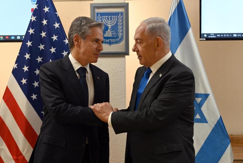 Blinken și Netanyahu s-au adăpostit într-un buncăr din Tel Aviv